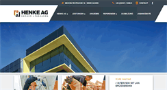 Desktop Screenshot of henke-ag.de